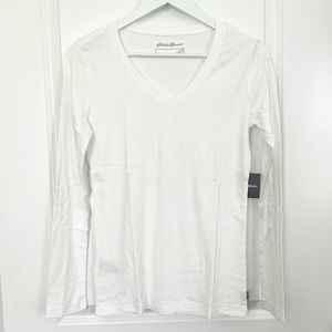 Eddie Bauer Favorite Long-Sleeve V-Neck